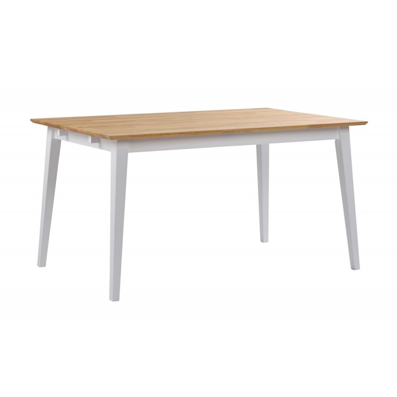 RO Filip Extending Dining Table Rectangular Medium White